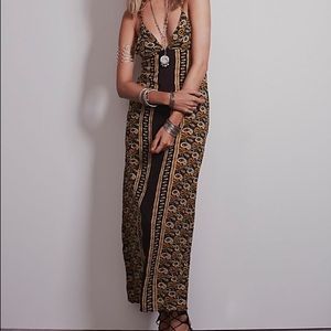Verve Maxi Free People Dress gypsy boho